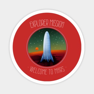 Welcome To Mars Magnet